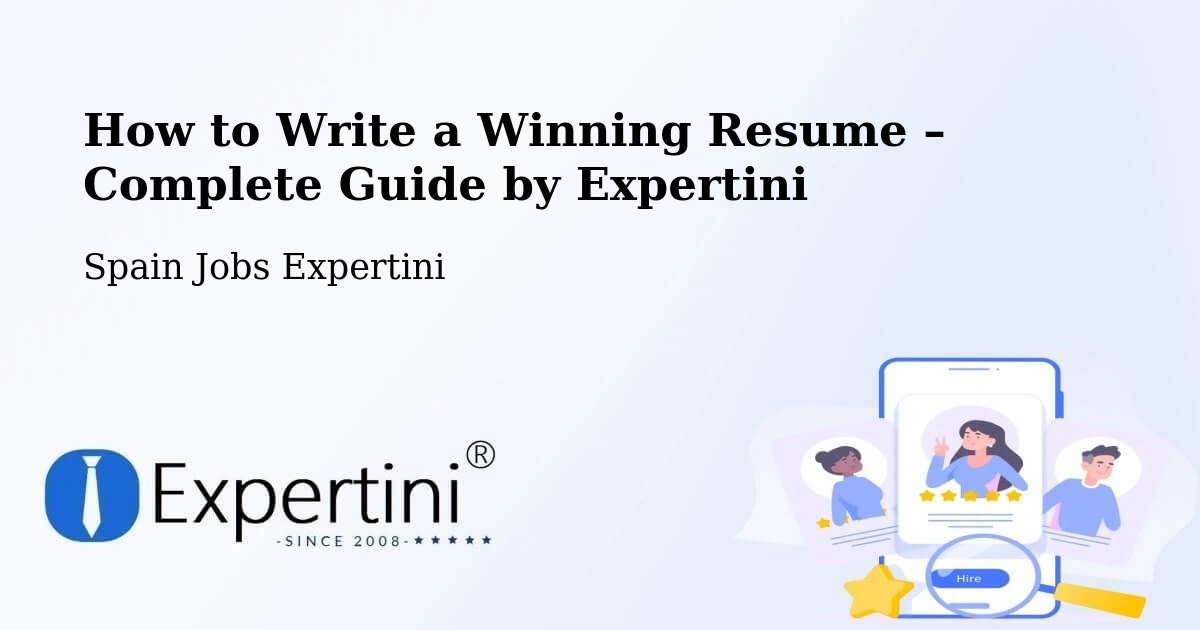Resume Writing Guide for Job Seekers – Paradela - Paradela, Spain Jobs Expertini